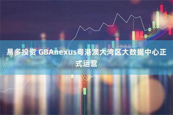 易多投资 GBAnexus粤港澳大湾区大数据中心正式运营