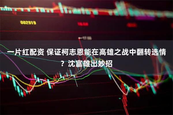 一片红配资 保证柯志恩能在高雄之战中翻转选情？沈富雄出妙招