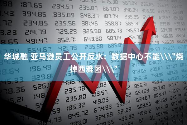 华城融 亚马逊员工公开反水：数据中心不能\＂烧掉西雅图\＂